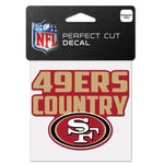 49ers 4x4 Decal Slogan