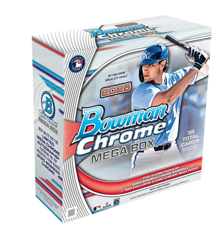 2025 Bowman Chrome MLB Hobby Mega Box