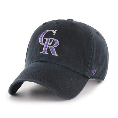 Rockies Hat 47' Clean Up Adjustable Black