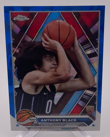 Magic Anthony Black 2023-24 Topps Chrome Sapphire No.186 Rookie Single Card