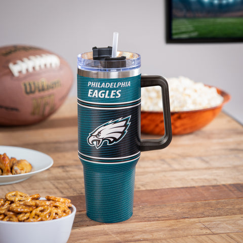 Eagles 40oz Stainless Steel Canyon Cup w/ Straw