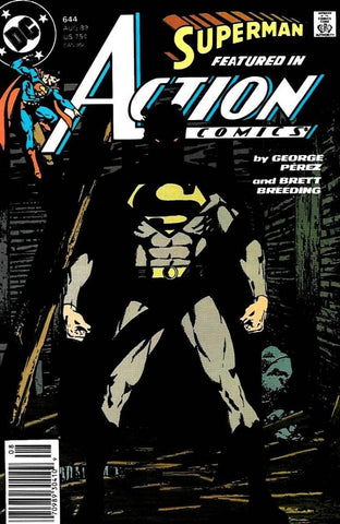 Action Comics - Issue #644 August 1989 Comic Book