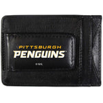 Penguins Leather Cash & Cardholder Magnetic Name