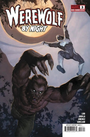 Werewolf by Night: Red Band Issue #3 October 2024 Cover A Comic Book