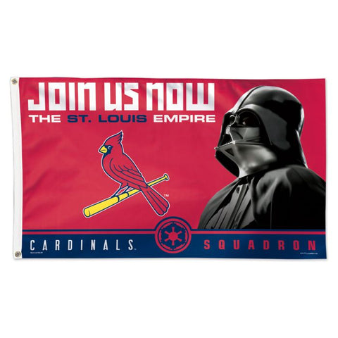 Cardinals 3x5 House Flag Team Star Wars Vader MLB