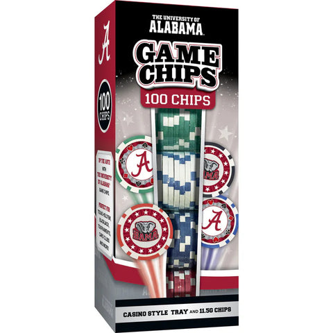 Alabama 100-Piece Poker Chip Set