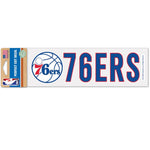 76ers 3x10 Cut Decal