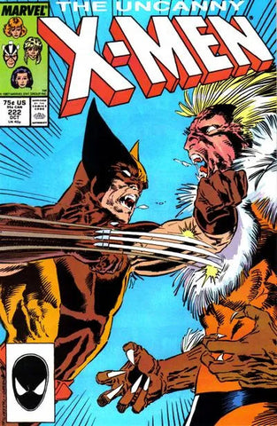 X-Men Issue #222 October 1987 Comic Book