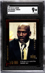 Bulls Michael Jordan 1999 Upper Deck MJ Career No.60 Retirement SGC Graded 9 Single Card (7374734)