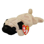 TY Beanie Baby 8" - Pugsly the Pug Dog 1996