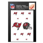 Buccaneers Nail Cals - Face and Nail Decal Pack