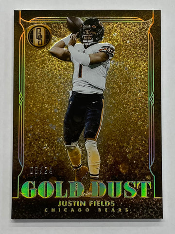 Bears Justin Fields 2023 Panini Gold Standard No.GD-1 08/24 SSP Case Hit Single Card