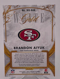 49ers Brandon Aiyuk 2024 Panini Gold Standard No.WG-BAK #290/299 Relic Single Card