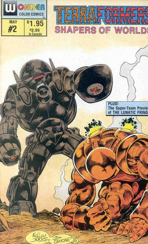 Terraformers Issue #2 May 1987 Comic Book