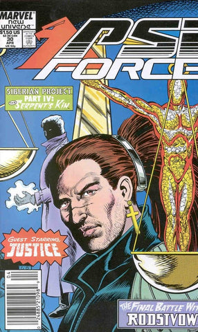 PSI Force Issue #30 April 1989 Comic Book