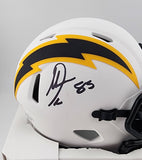 Chargers Mini Helmet Lunar Eclipse - Antonio Gates - Autographed w/ Beckett Certificate of Authentication