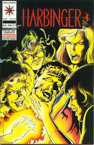 Harbinger Issue #23 November 1993 Comic Book