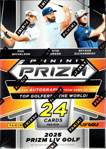 2025 Panini Prizm LIV Golf Blaster Box