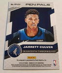 Timberwolves Jarrett Culver 2019-20 Donruss Elite Pen Pals #08/35 Autographed Rookie Single Card