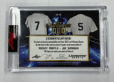 Mickey Mantle Joe Dimaggio 2021 Leaf Ultimate Sports No.UD-06 #1/3 Relic Single Card