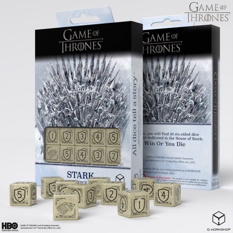 Game of Thrones Dice Set 10xD6 - Stark