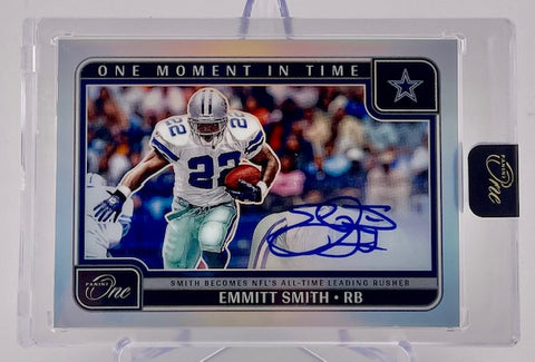 Cowboys Emmitt Smith 2024 Panini One No.382 #02/99 Autographed Single Card