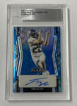 Travis Dye 2022 Leaf Flash Pre-Production 1/1 Kaleidoscope Blue Autographed Rookie Single Card