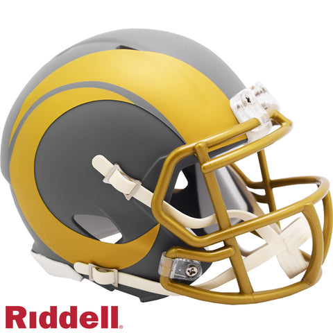 Rams Mini Helmet Speed Alternate Slate