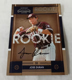 Brewers Jose Duran 2008 Donruss Contenders Playoff Autographed Rookie Single Card