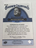 Musician Brendan Bayliss 2020 Upper Deck Goodwin Champions Duel Relic Single Card