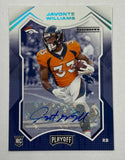 Broncos Javonte Williams 2021 Panini Playoff No.215 #1/1 Autographed Rookie Single Card