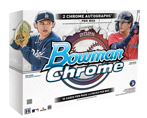 2025 Bowman Chrome MLB Hobby Box