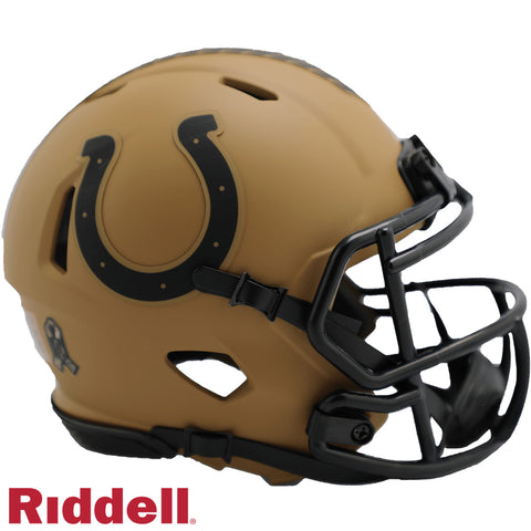 Colts Mini Helmet Speed Salute to Service 2023