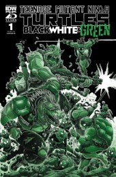 Teenage Mutant Ninja Turtles: Black, White & Green Issue #1 May 2024 Variant Cover B Comic Book