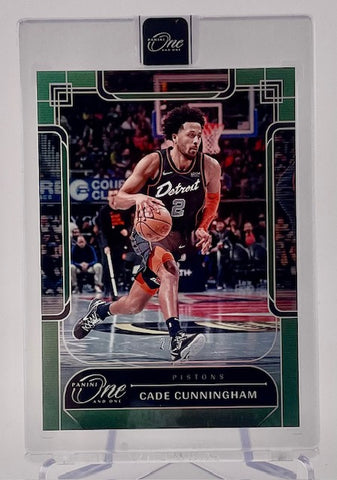 Pistons Cade Cunningham 2023-24 Panini One & One No.89 #2/5 Single Card