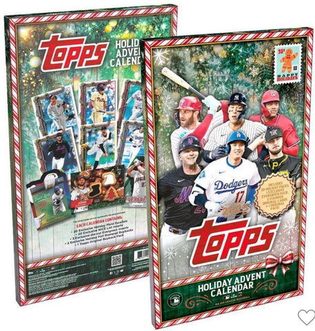2025 Topps Holiday Advent Calendar MLB Box