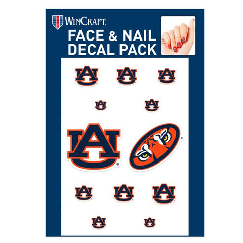 Auburn Nail Cals - Face and Nail Decal Pack