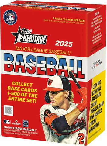 2025 Topps Heritage MLB Blaster 40-Box Sealed Case
