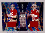 49ers Joe Montana/Brock Purdy 2024 Panini Illusions No.DV-SF Relic Single Card