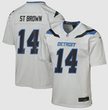 Lions Kids Game Jersey Rivalry St. Brown14