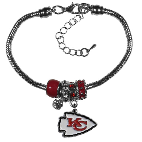 Chiefs Bracelet Euro Bead