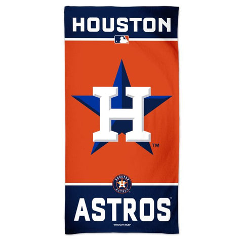 Astros Beach Towel 30" x 60" Fiber