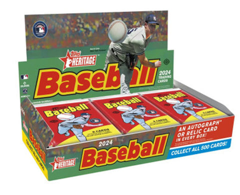 2024 Topps Heritage MLB Hobby Box