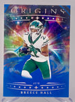 Jets Breece Hall 2025 Panini Origins No.78 #09/99 Single Card