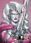 Lady Death: 30th Anniversary - Pink Metallicard Limited to 66 Single Card