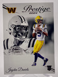 Commanders/LSU Jayden Daniels 2024 Panini Prestige H2 No.302 Rookie Single Card