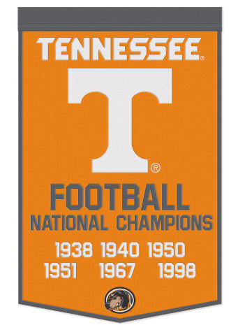 Tennessee 24"x38" Wool Banner Slogan