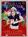 Bears Colston Loveland 2025 Panini Origins No.137 #032/149 Rookie Single Card