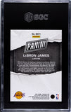 Lakers Lebron James 2021 Panini Father's Day No.BKI1 #37/50 SGC Graded 10 Single Card