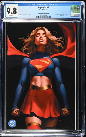 Supergirl Issue #2 August 2025 Talavera Variant Cover B CGC Graded 9.8 Comic Book